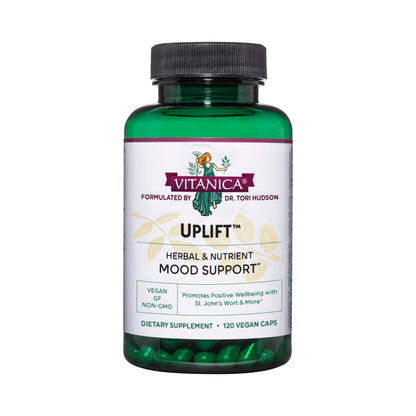 Vitanica Uplift, Mood and Emotional Support, Vegan, 120 Capsules