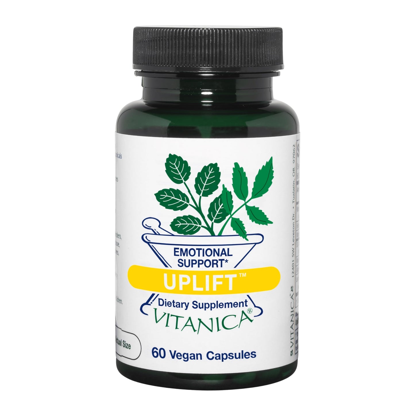 Vitanica Uplift — Mood & Emotional Support, Vegan, 60 Capsules