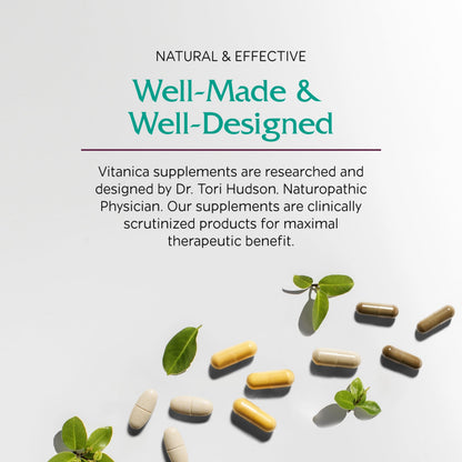 Vitanica Uplift – Mood & Emotional Support (Vegan, 60 Capsules)