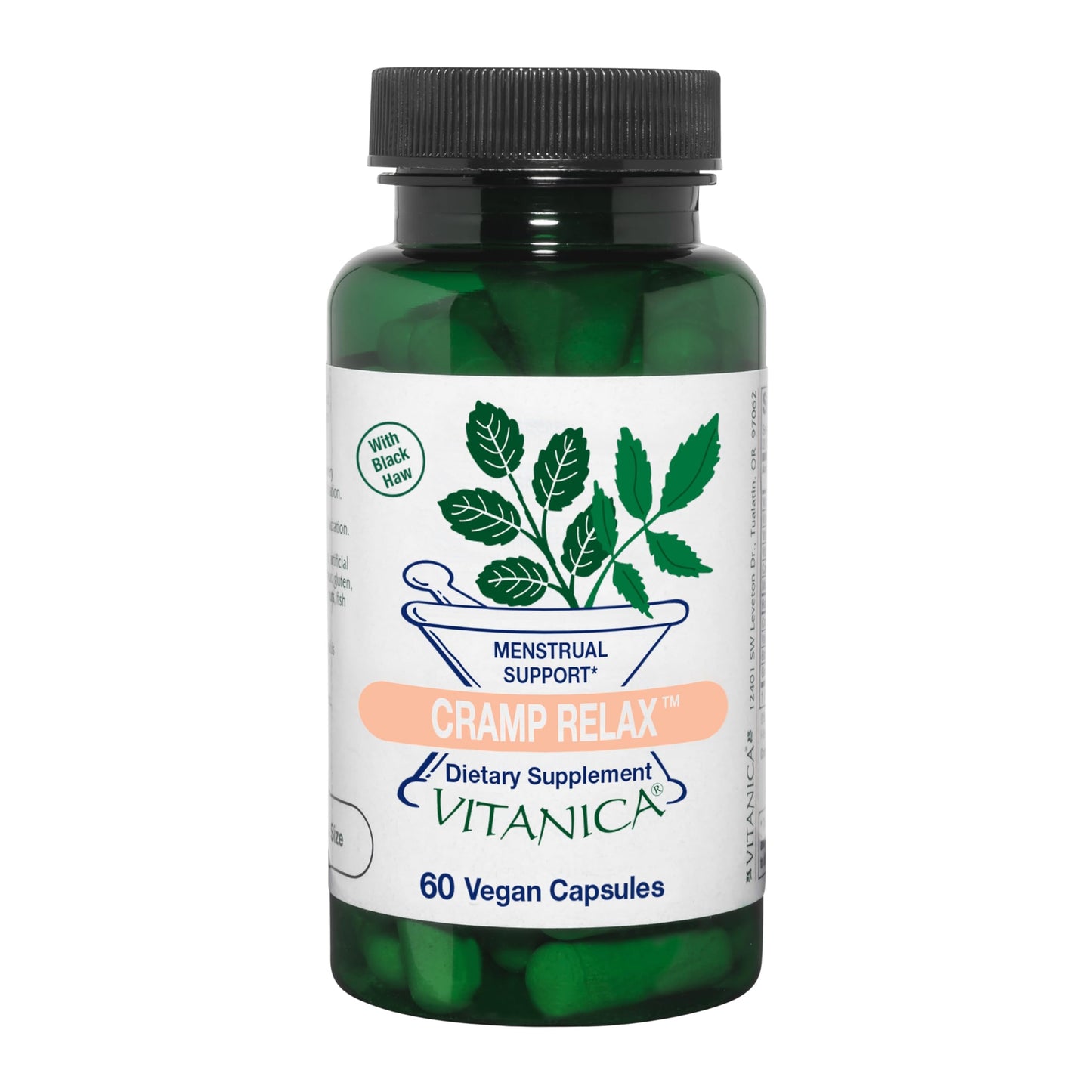 Vitanica Cramp Relax – Menstrual Support, Vegan, 60 Capsules | Pro Logo
