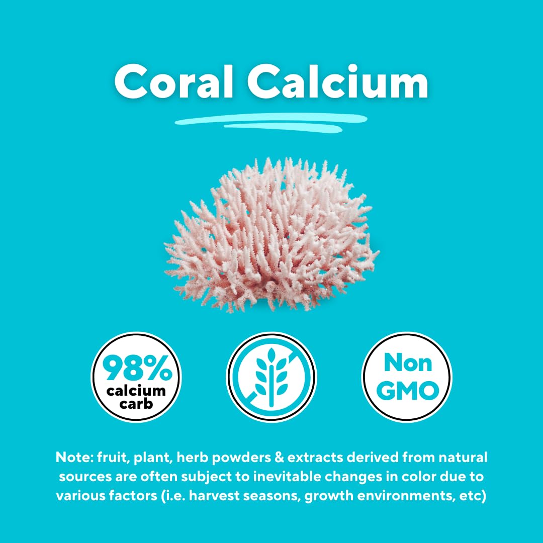 Vitapia Coral Calcium 1000mg Capsules – Bone Health, Non-GMO, Gluten-Free (120 Veggie Capsules)