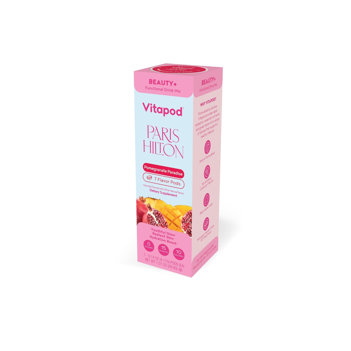 Vitapod Paris Hilton x Beauty+ Pomegranate Paradise – Sugar-Free Beauty Drink Pods (7)