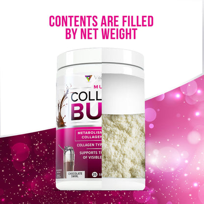 Vitauthority Collagen Peptides Powder – Chocolate, 25 Servings | Hair Skin Nails