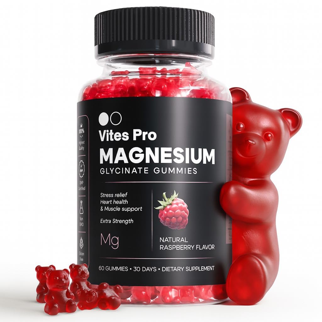 VITES PRO Magnesium Glycinate Gummies – Sleep & Recovery (60 Gummies)