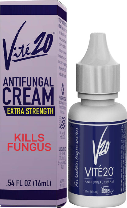 VITÉ20 V20 Antifungal Cream for Hands & Feet | Nail & Skin Care