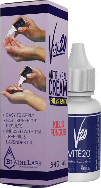 VITÉ20 V20 Antifungal Cream for Hands & Feet | Nail & Skin Care
