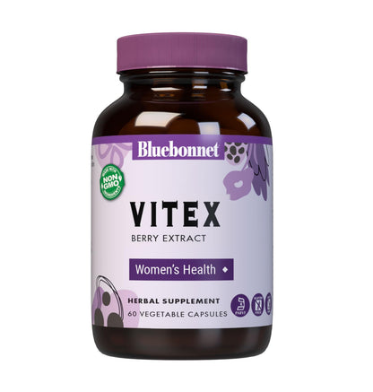 Vitex Berry Extract – Women’s Health Support | Bluebonnet Nutrition | 60 Veg Capsules