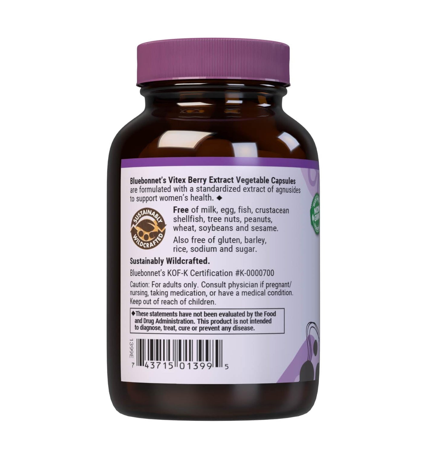 Vitex Berry Extract – Women’s Health Support | Bluebonnet Nutrition | 60 Veg Capsules