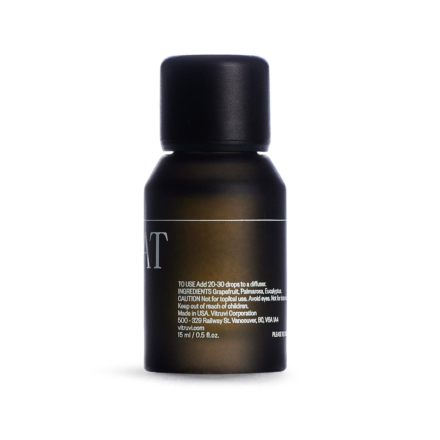 Vitruvi Retreat Restorative Essential Oil Blend | 100% Pure Grapefruit, Palma Rosa & Eucalyptus (0.5 fl oz)