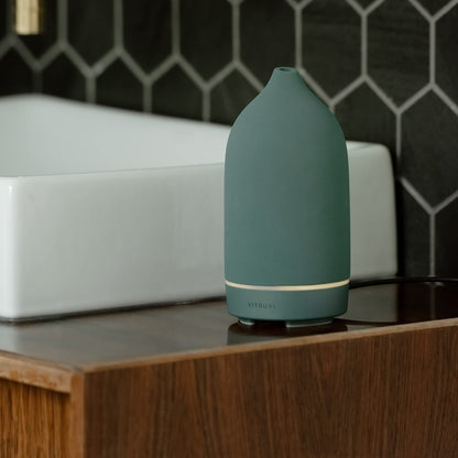 Vitruvi Stone Diffuser - Ceramic Ultrasonic Essential Oil Diffuser | 90ml