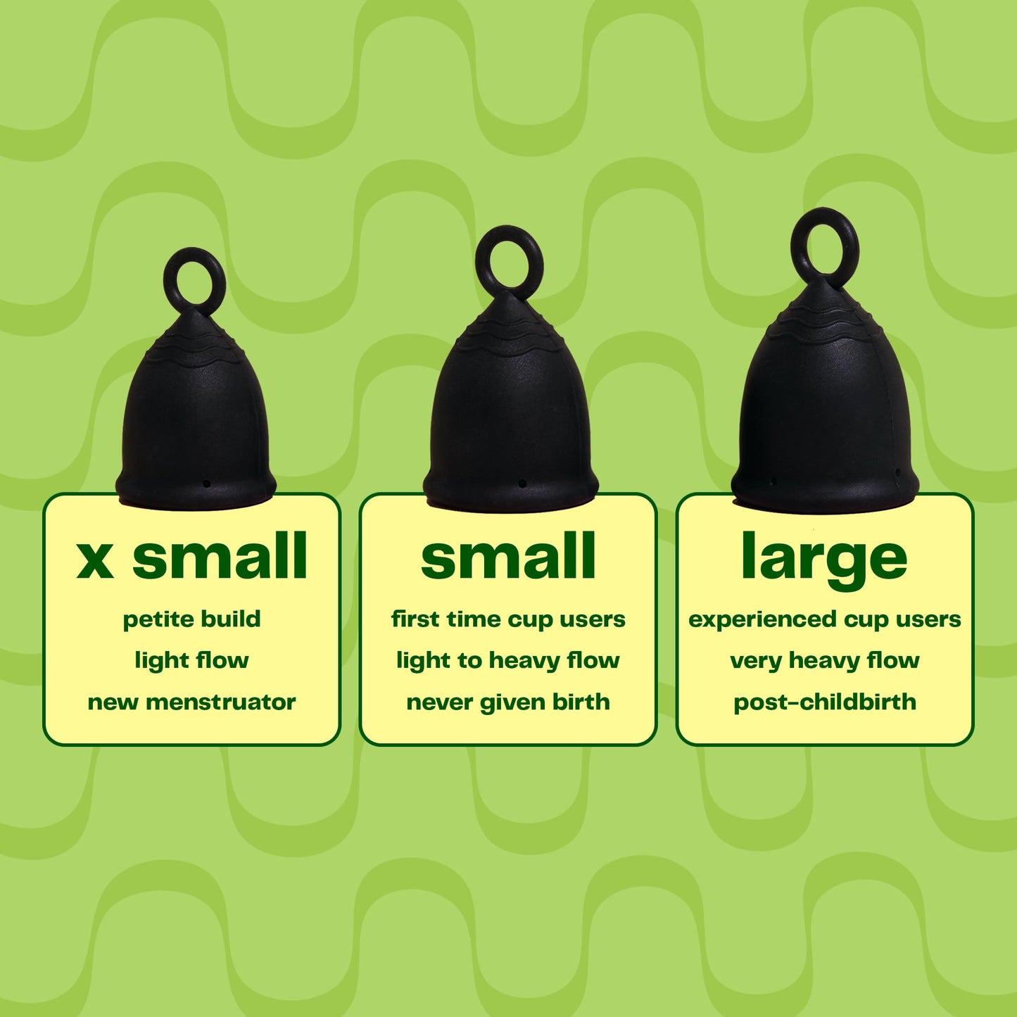 Viv for Your V Extra Small Menstrual Cup – Petite Ring-Stem Reusable Silicone