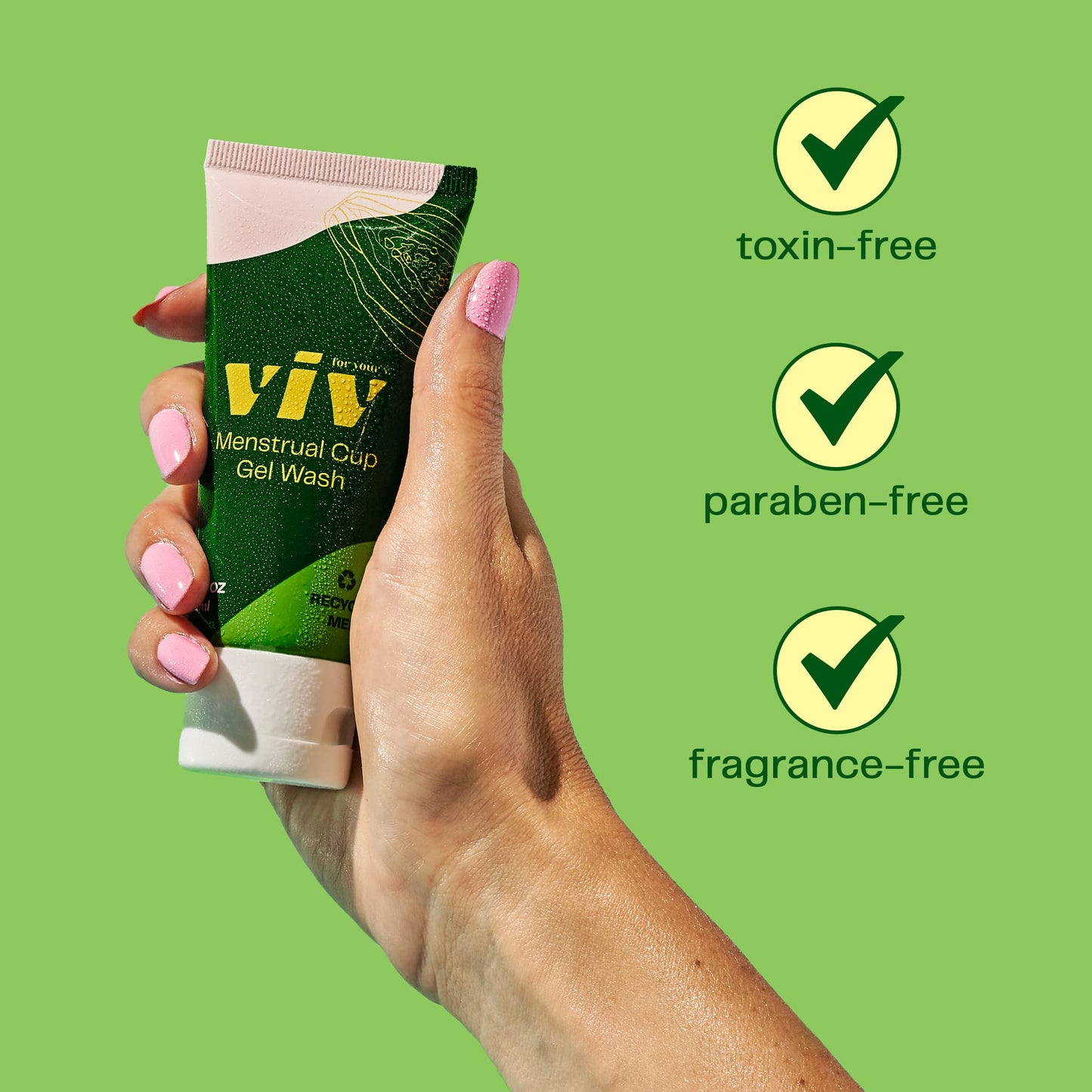 Viv For Your V Premium Soft Menstrual Cup Kit | Reusable 12-Hour Comfort, Medical-Grade Silicone