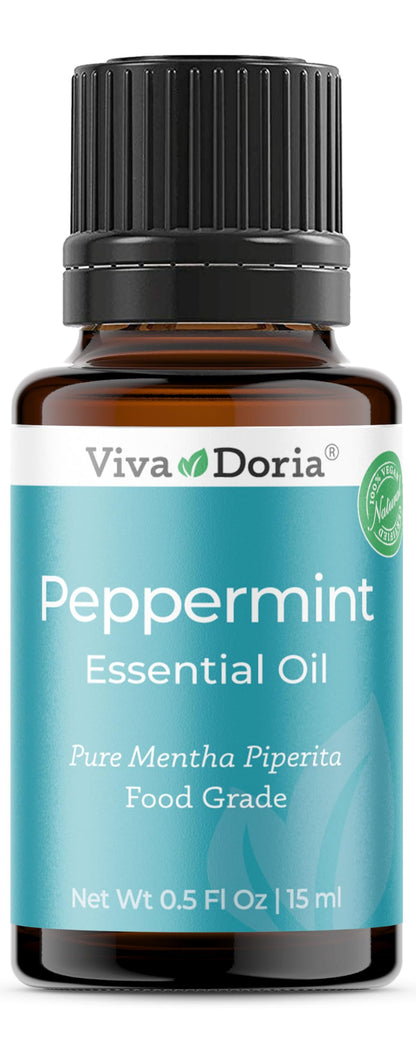Viva Doria Peppermint Essential Oil - 15 mL | 100% Pure, Northwest USA