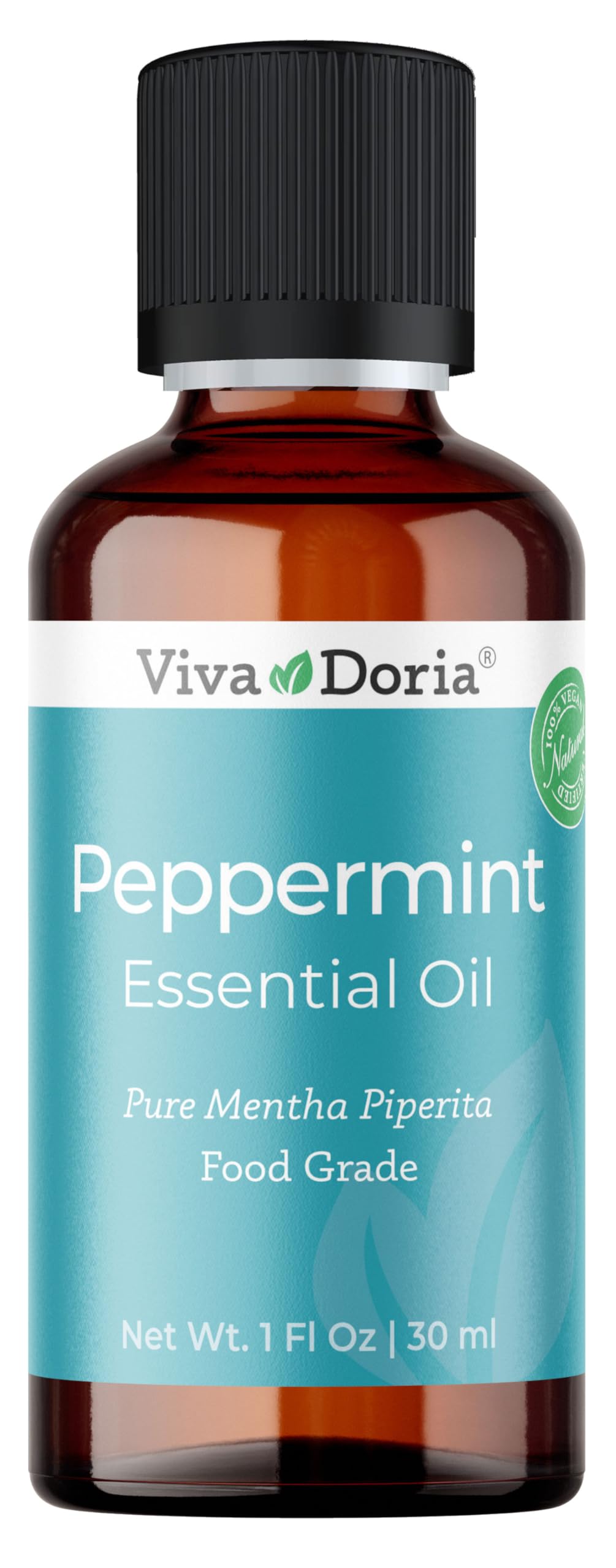 Viva Doria 100% Pure Northwest Peppermint Essential Oil – Undiluted, Food Grade, Steam Distilled, Made in USA, 30 mL