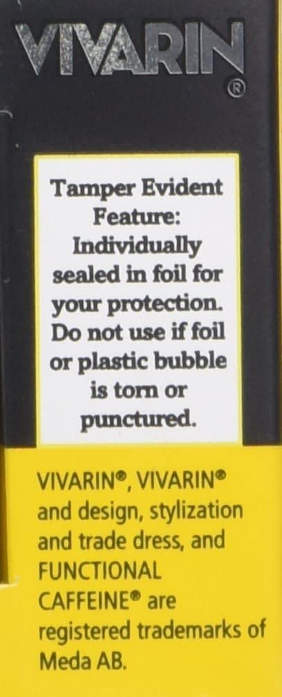 Vivarin Tabs 16ct – 200mg Caffeine Tablets (16 Count)