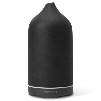 VIVITEST Diffusers for Essential Oils – Stone & Ceramic Black 250ML Home Diffuser
