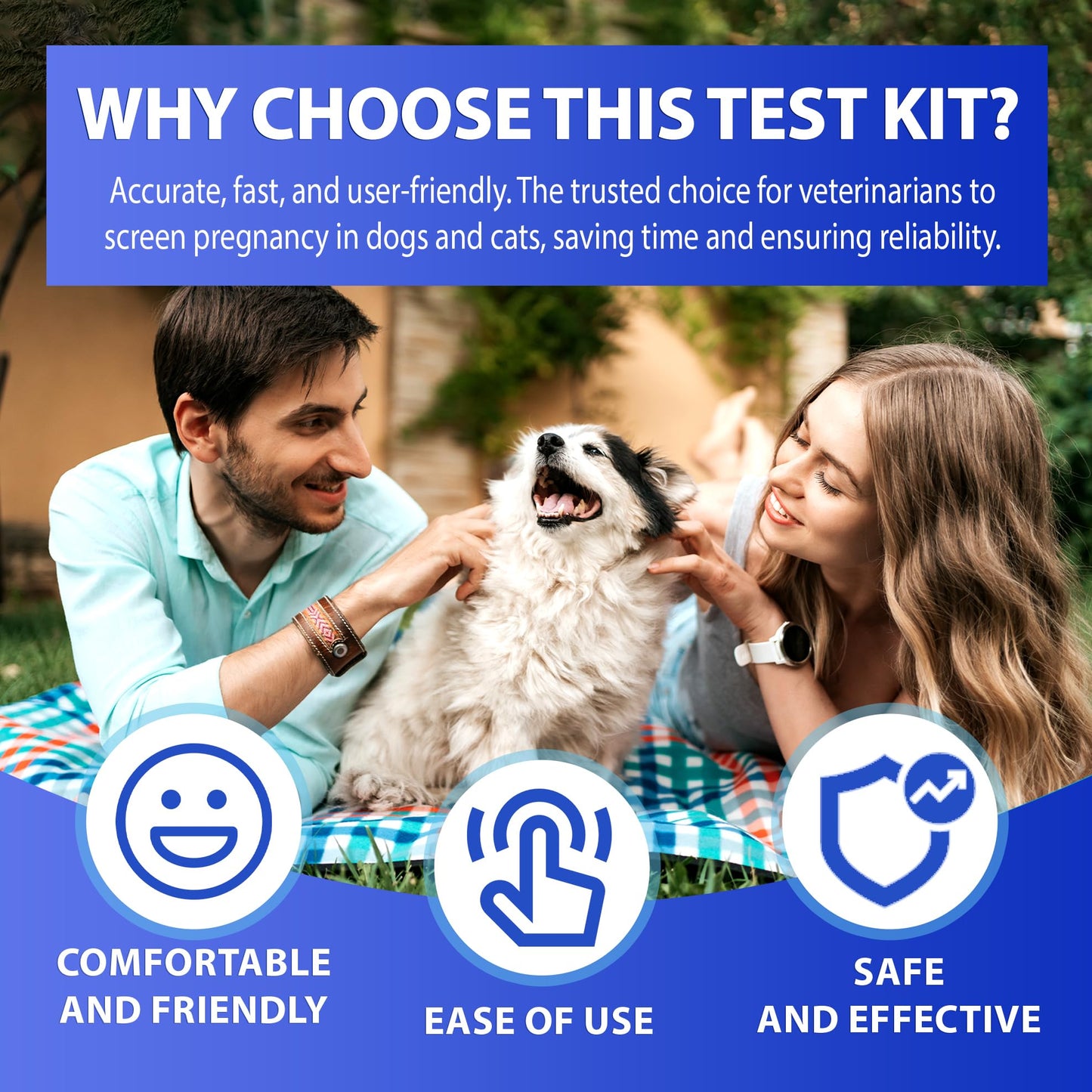 Vivometra Dog & Cat Pregnancy Test Kit – 2 Tests at Home (Relaxin)