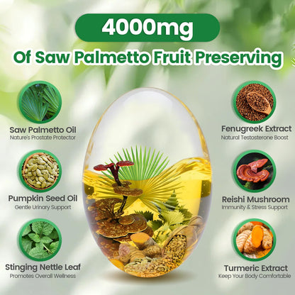 VivoNu Pumpkin Seed Oil + Saw Palmetto Softgels – Cold Pressed