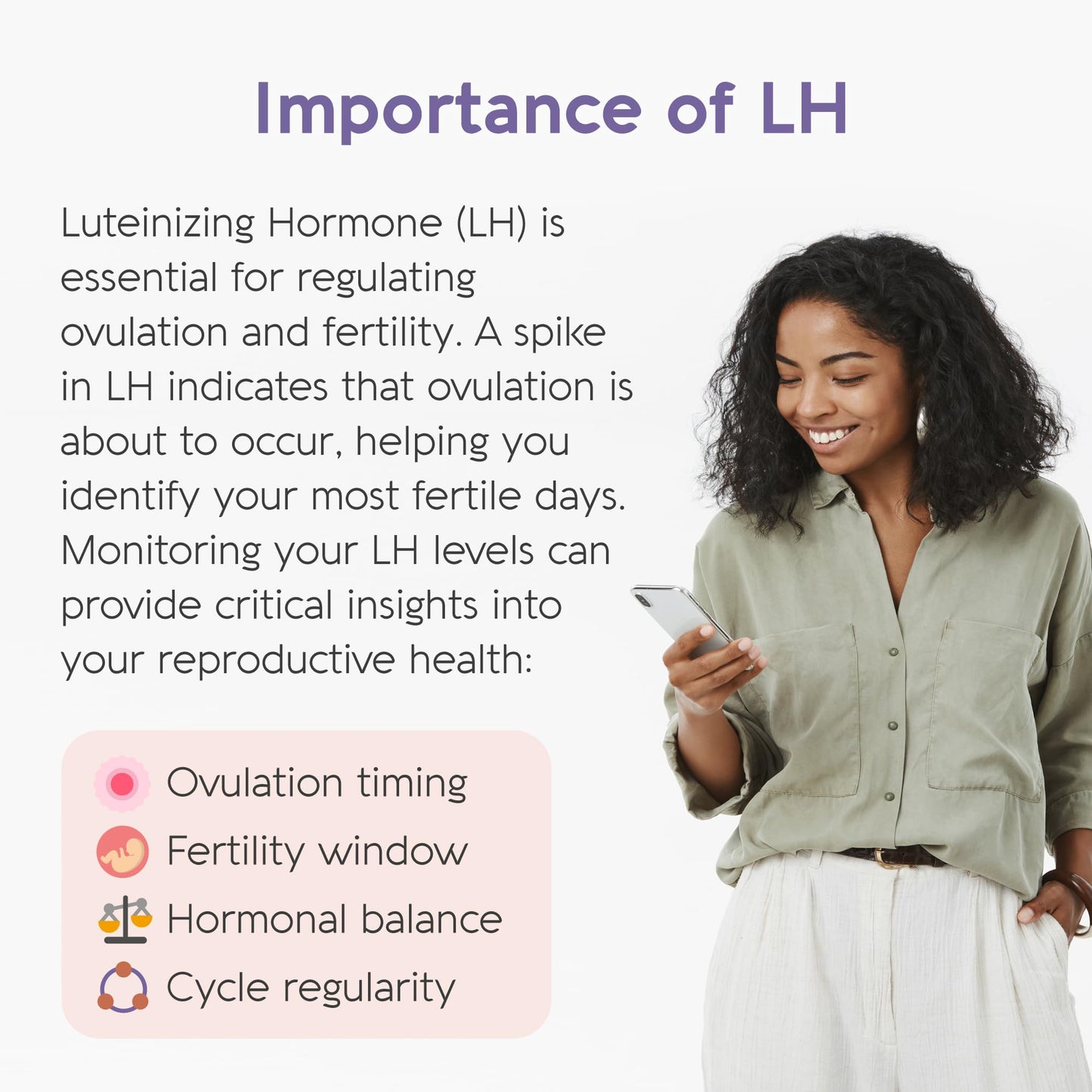 Vivoo Ovulation Test & Predictor Kit – Track Your Cycle with LH & HCG Tests | 25 LH Tests, 5 HCG Tests, 30 Cups