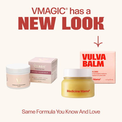 VMAGIC by Medicine Mama’s Apothecary – Organic Vulva Balm for Menopause Comfort (2-pack)