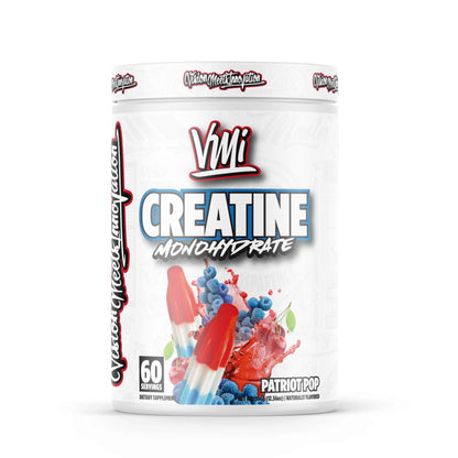 VMI Sports Creatine Monohydrate Powder – 5 g per Serving, 60 Servings, Patriot Pop