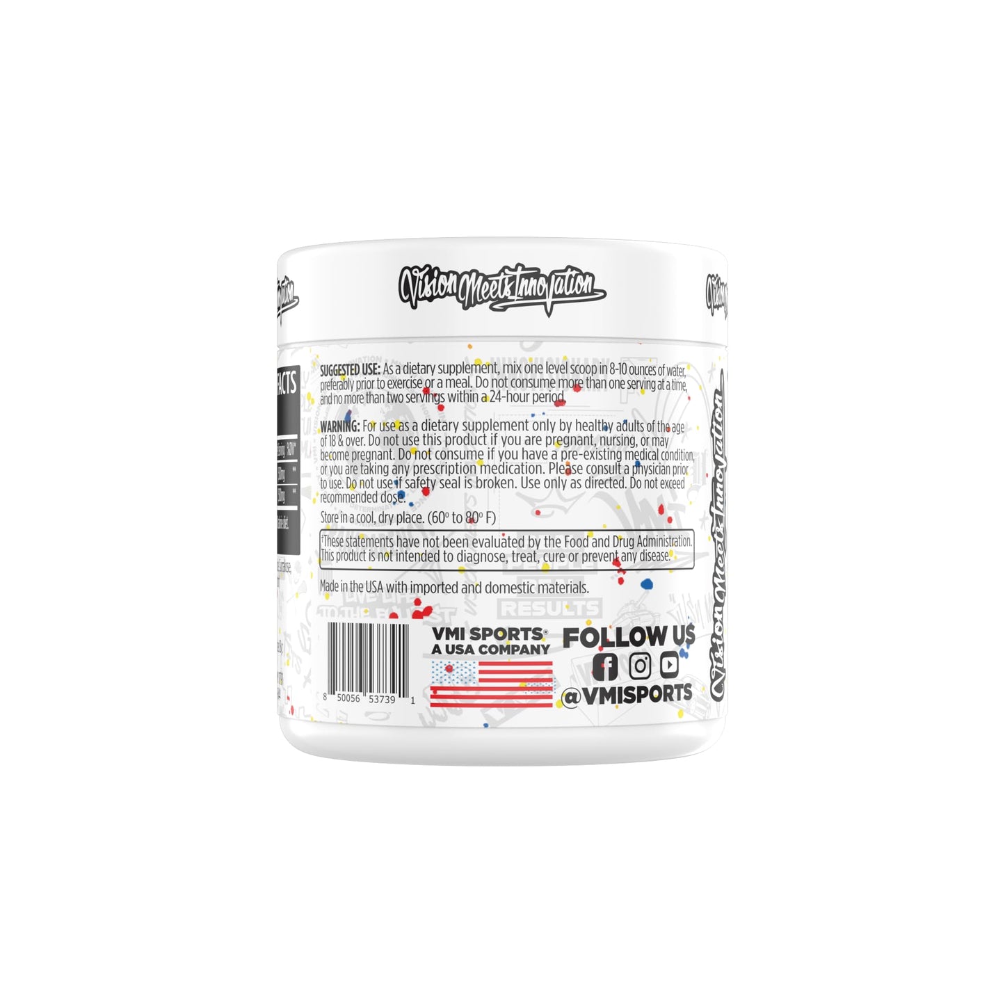 VMI Sports L-Carnitine 3000 Powder - 3000 mg, 30 Servings, Sour Candy
