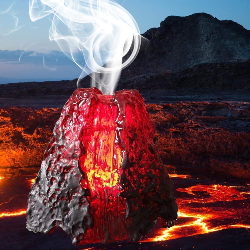 Volcano Ultrasonic Essential Oil Diffuser – BPA-Free, 200ml, Auto-Off