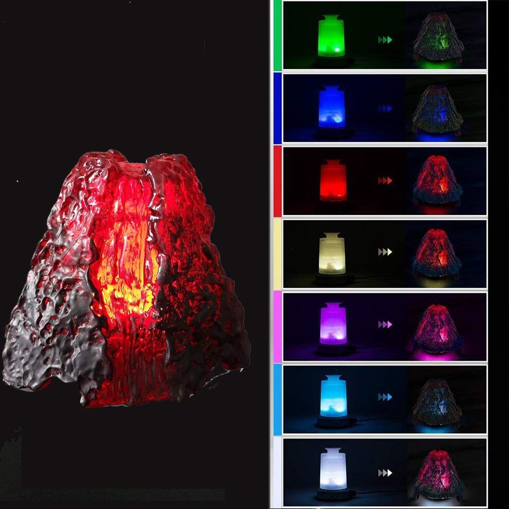 Volcano Ultrasonic Essential Oil Diffuser – BPA-Free, 200ml, Auto-Off