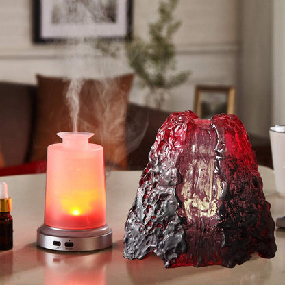 Volcano Ultrasonic Essential Oil Diffuser – BPA-Free, 200ml, Auto-Off