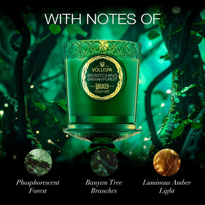 Voluspa Wicked Collection Elphaba Bewitching Banyan Forest Candle – 8.5 oz