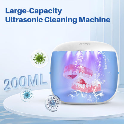 Voraiya Ultrasonic Retainer Cleaner – Dentures, Retainers, Jewelry, 2 Modes