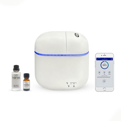 Waterless Oil Diffuser by VT VERYSCENT TECH – 2000 sq ft, Bluetooth App, White