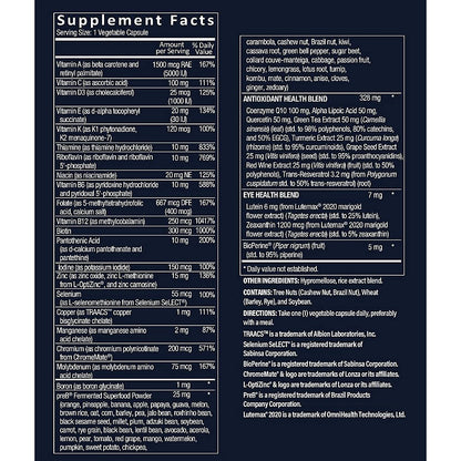 Vthrive Bioactive Men's Multivitamin - One-Daily Multi (60 Veg Capsules) | The Vitamin Shoppe