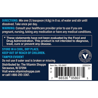 Vthrive Magnesium Relax Powder – Raspberry Lemon, 50 Servings | Stress Relief & Sleep