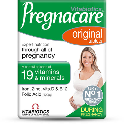Vxacen RESSYYT Vitabiotics Pregnacare Original Tablets x 90 | Pregnancy Vitamins