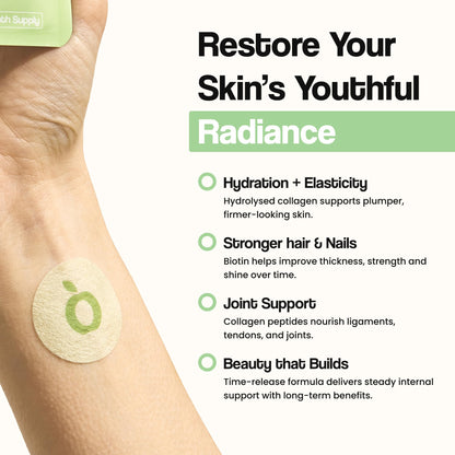 Vytadose Collagen Glow Patches – 5x Stronger Formula for Skin, Hair & Nails