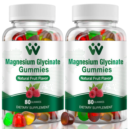 WACHRAY Magnesium Glycinate Gummies 400 mg – Sugar-Free, L-Threonate, 160 Count