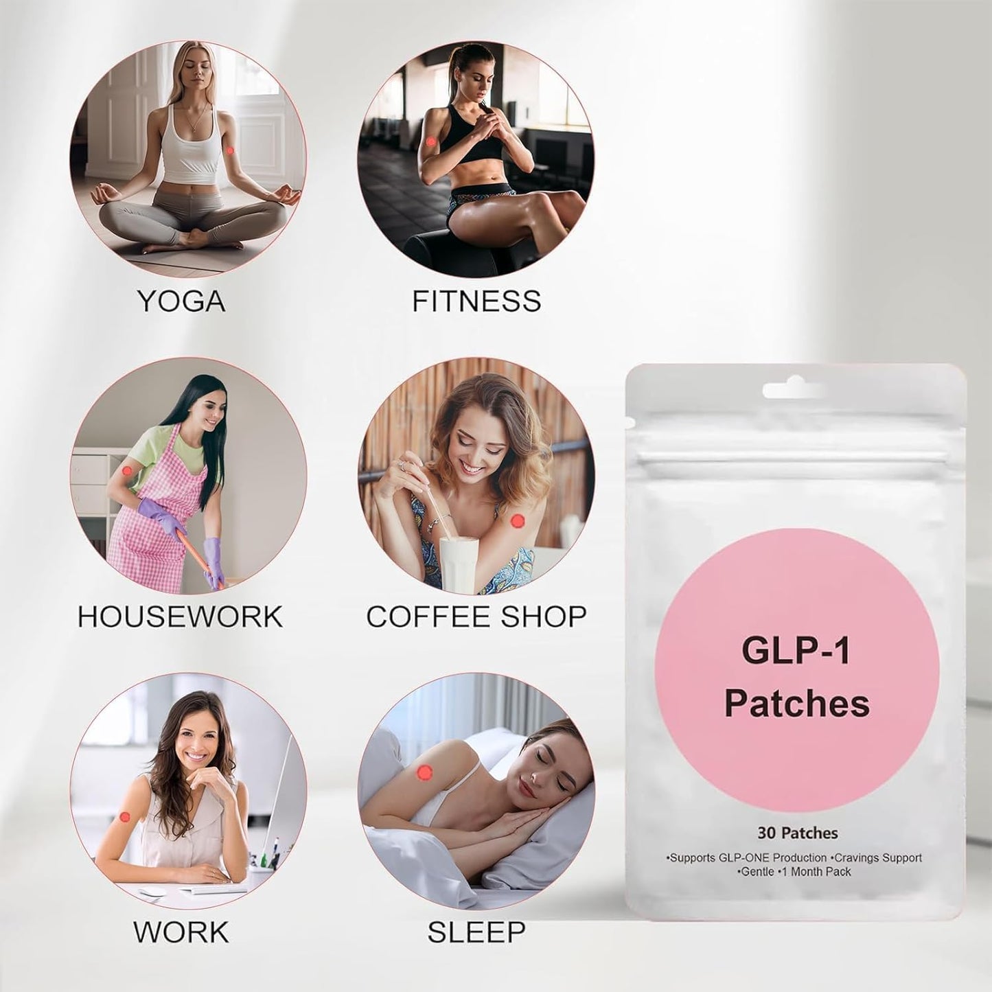 WAJ GLP-1 Patch - Suitable for Men and Women's Patches - 30 Pcs