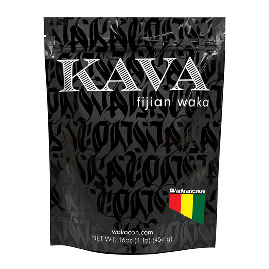 Wakacon Kava Waka Powder – Authentic Noble Kava Root from Fiji – 16 oz BritishVita | Premium UK Vitamins & Wellness Supplements