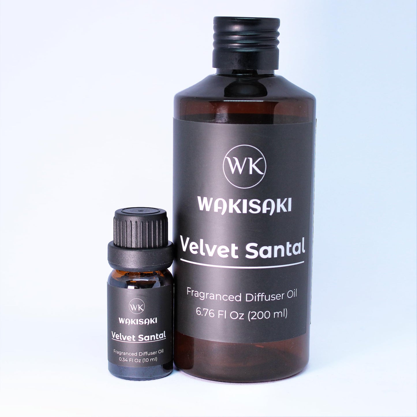 WAKISAKI Velvet Santal – Essential Diffuser Oil & Reed Diffuser Refill (0.34 fl oz)