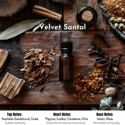 WAKISAKI Velvet Santal – Essential Diffuser Oil & Reed Diffuser Refill (0.34 fl oz)