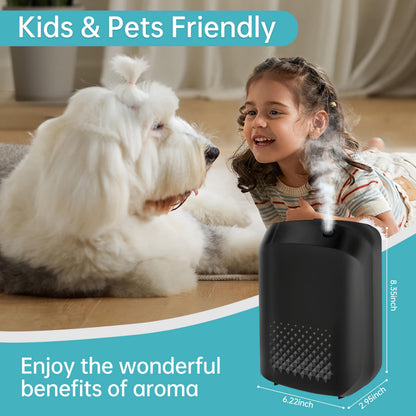 2025 Upgrade WiFi Smart Scent Air Diffuser – 1500 Sq Ft Coverage, Black