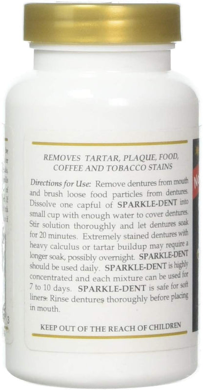 WalterDrake Clear Sparkle Dent Denture Whitener – Denture Cleaning Tablets