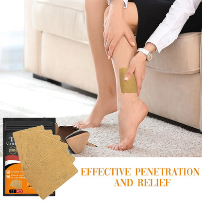 Wanban 48 PCS Turmeric Varicose Vein Patch – Natural Leg Relief