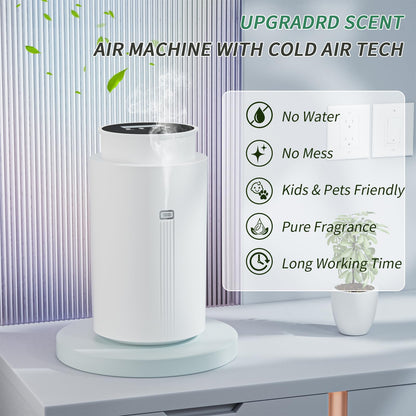 Wankeer Scent Air Machine for Home - 2000 Sq Ft Coverage, Smart Cold Diffusion