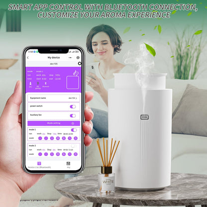 Wankeer Scent Air Machine for Home - 2000 Sq Ft Coverage, Smart Cold Diffusion