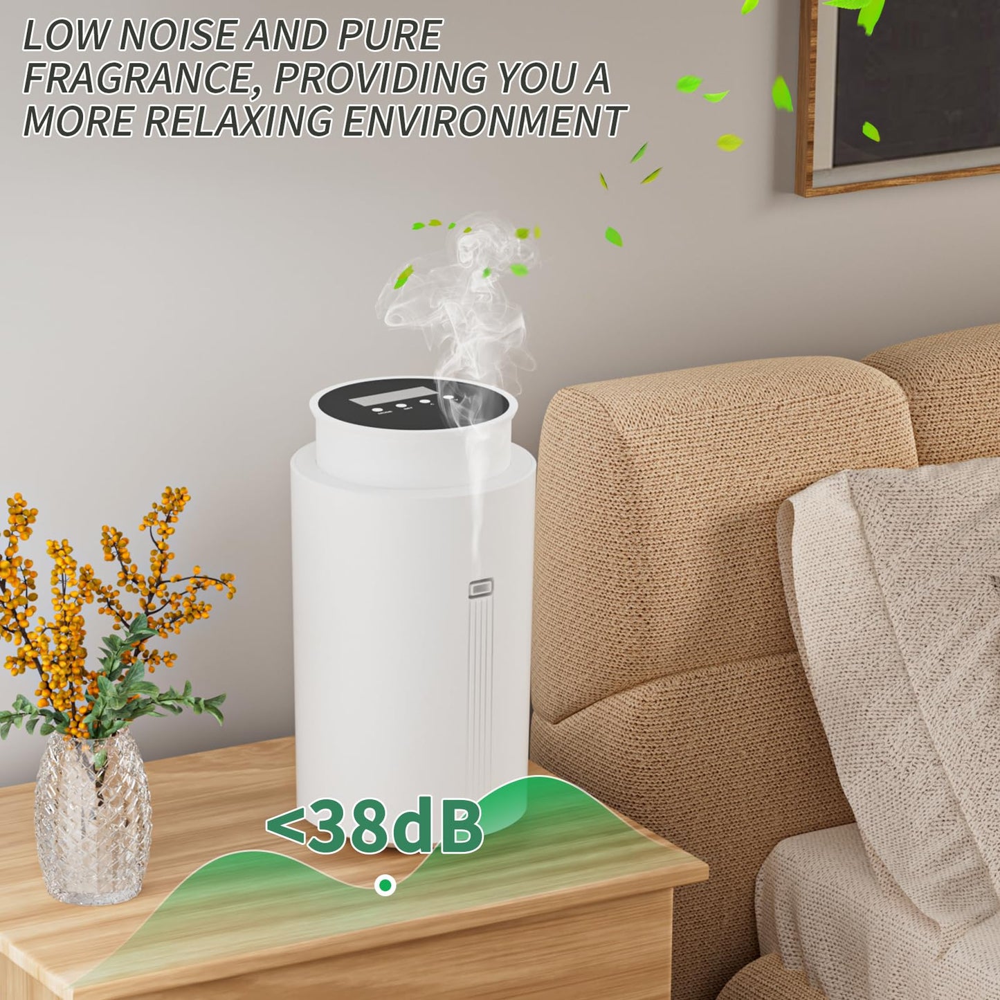 Wankeer Scent Air Machine for Home - 2000 Sq Ft Coverage, Smart Cold Diffusion