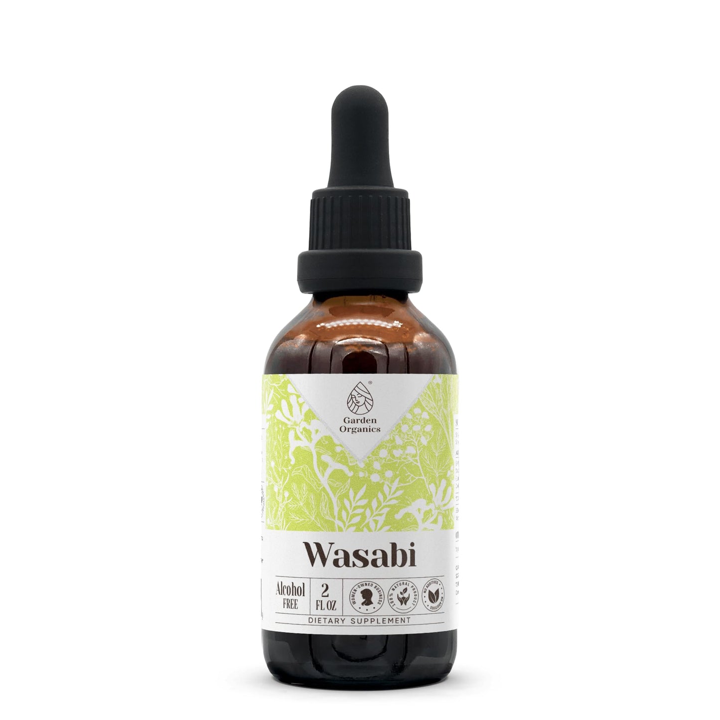 Wasabi Alcohol-Free Tincture Extract – Immune Support & Memory Booster (2 fl oz)