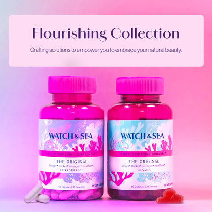 Watch & Sea Extra-Strength Hair Flourishing Capsules – Hair Growth & Thickness