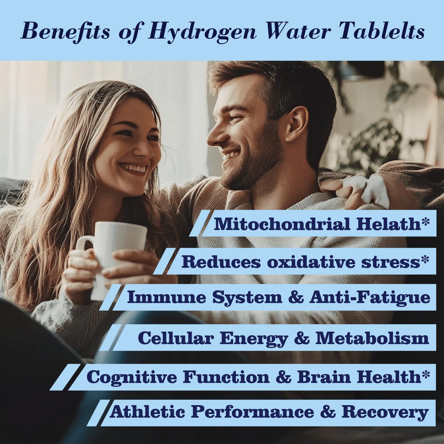 Premium Hydrogen Water Tablets – 12ppm H2 with Magnesium & Antioxidants